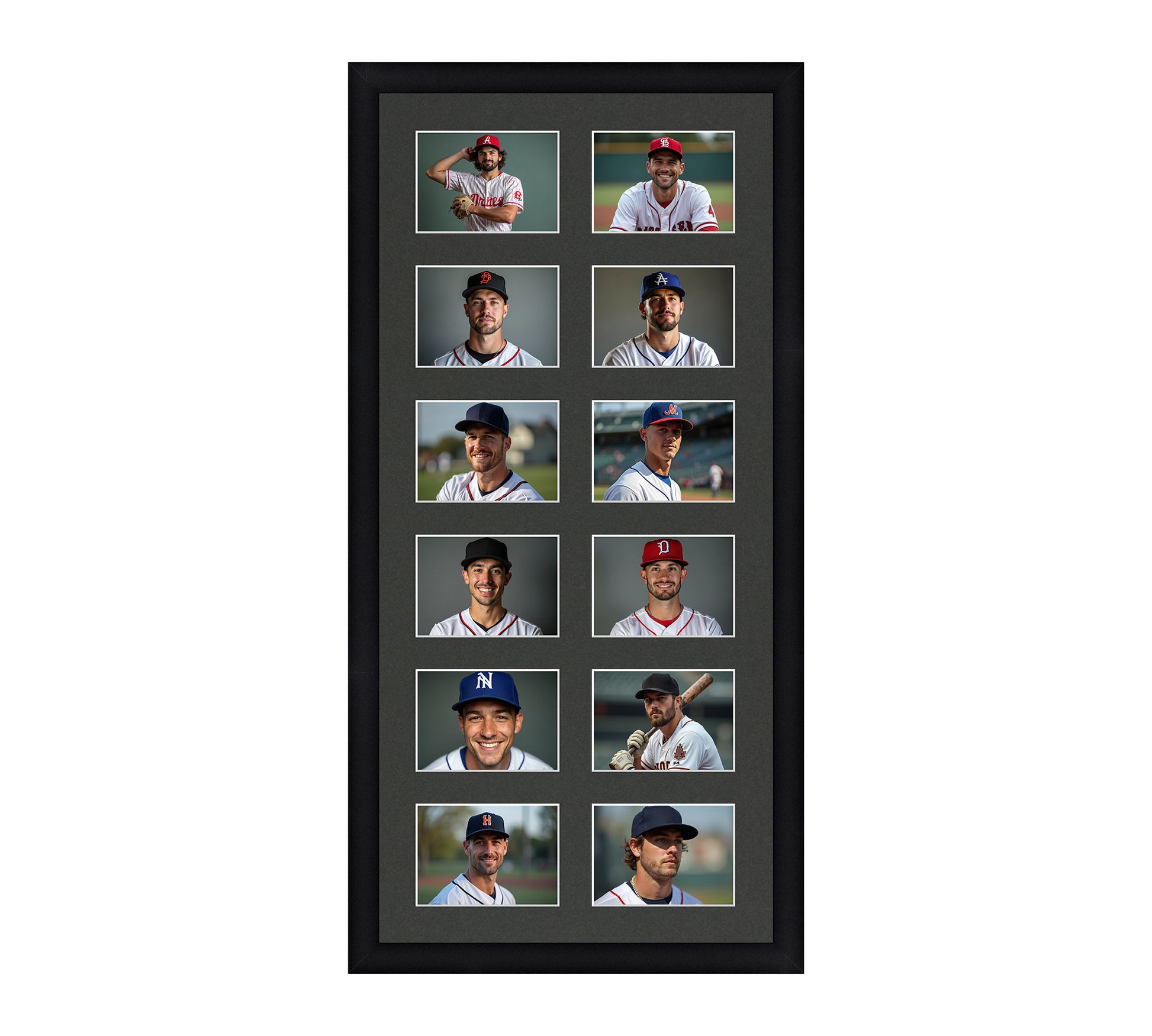 Card Frame Display - 12 Openings for Pokemon, Magic The Gathering, or other Sleeved or Toploader cards – Sleeve (2.5"x3.5")