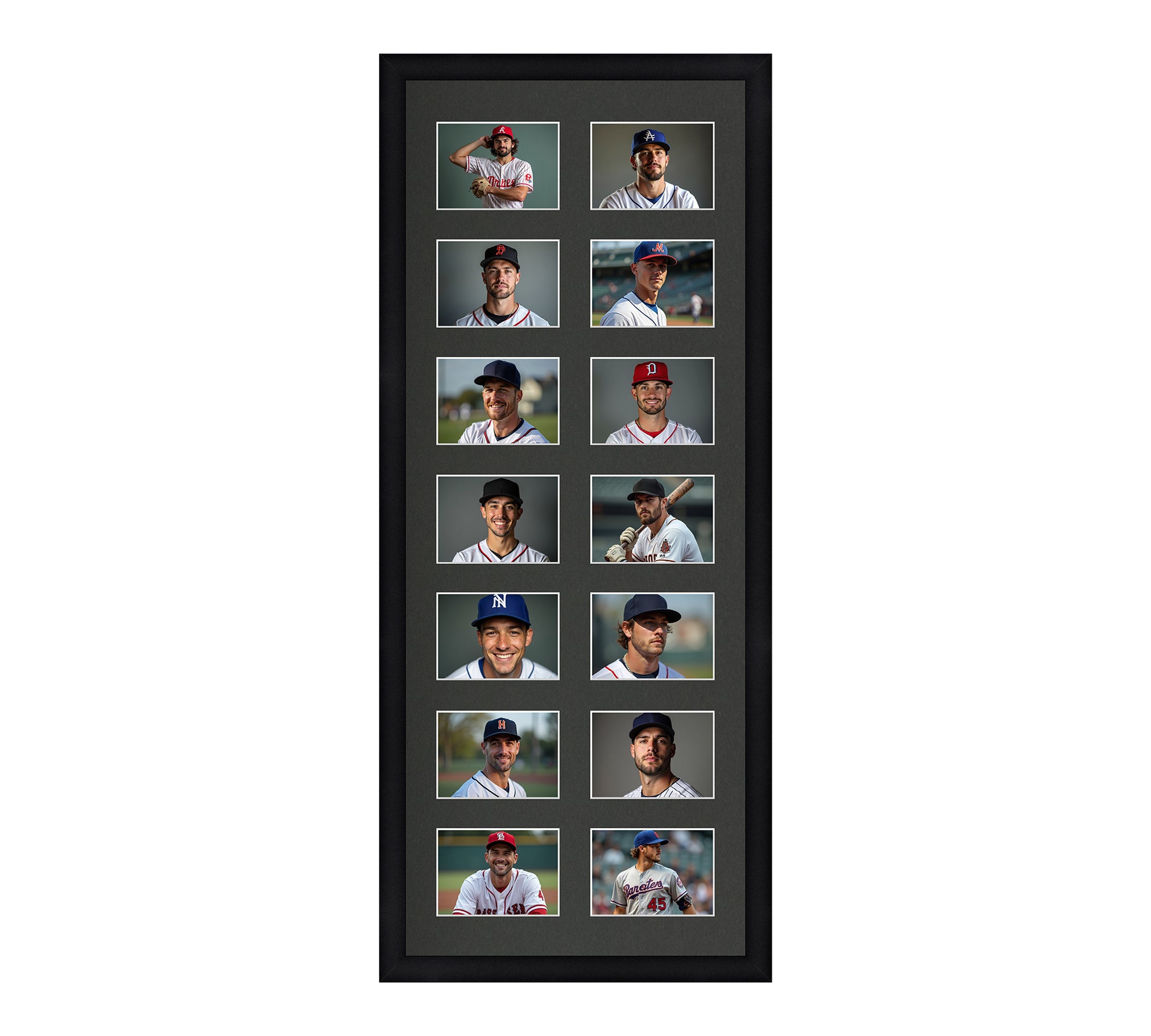 Card Frame Display - 14 Openings for Pokemon, Magic The Gathering, or other Sleeved or Toploader cards – Sleeve (2.5"x3.5")