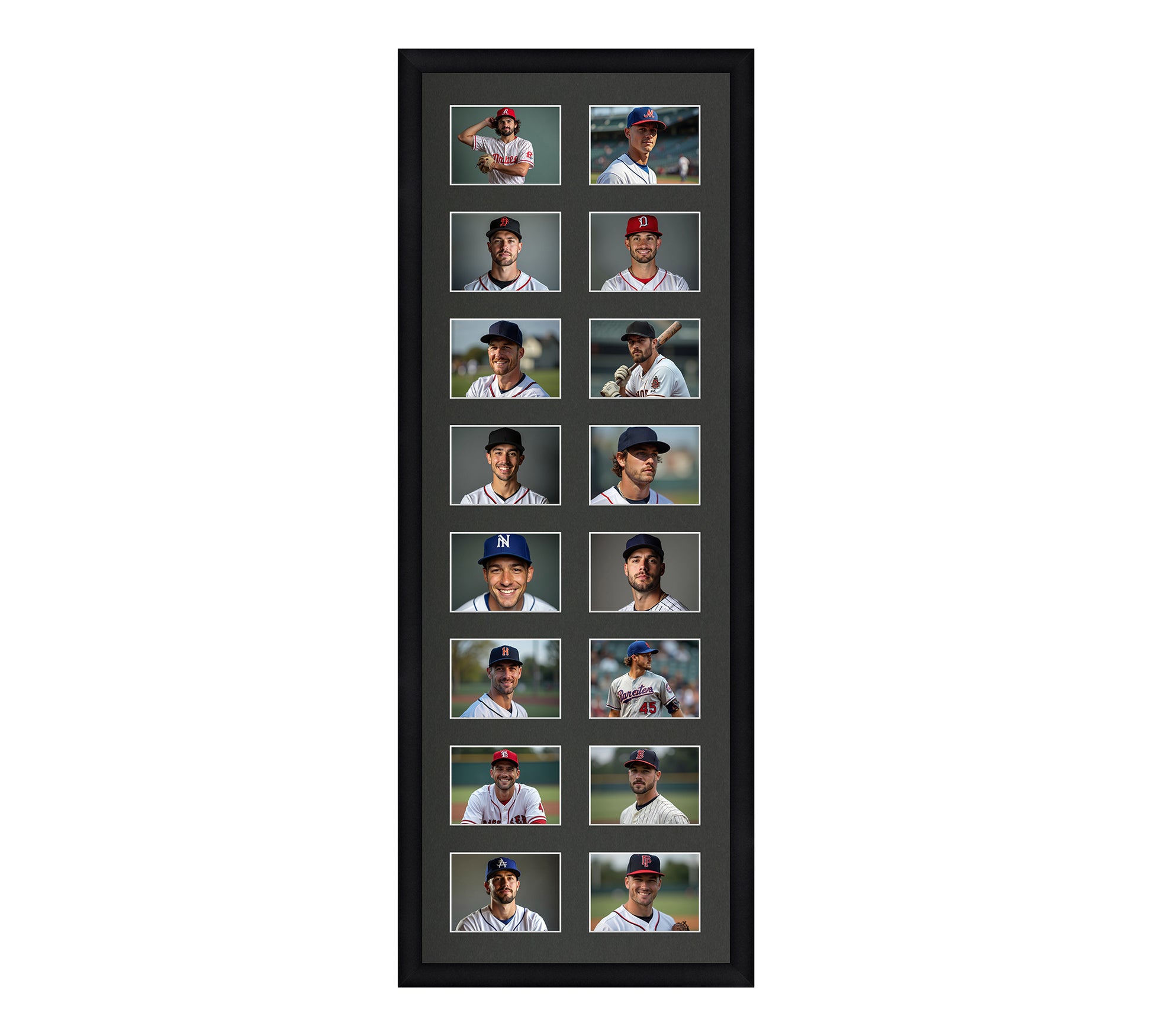 Card Frame Display - 16 Openings for Pokemon, Magic The Gathering, or other Sleeved or Toploader cards – Sleeve (2.5"x3.5")