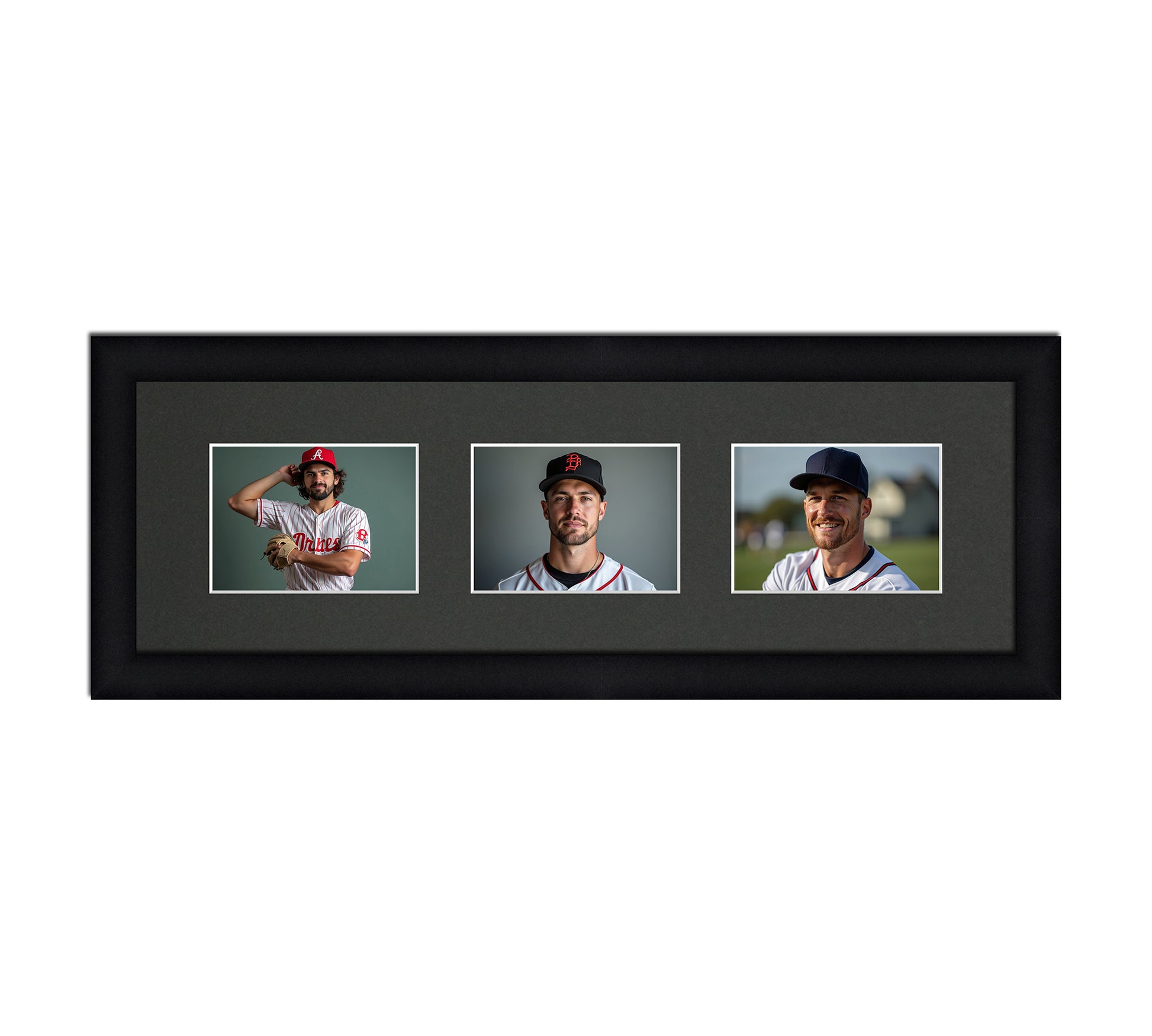 Card Frame Display - 3 Openings for Pokemon, Magic The Gathering, or other Sleeved or Toploader cards – Sleeve (2.5"x3.5")