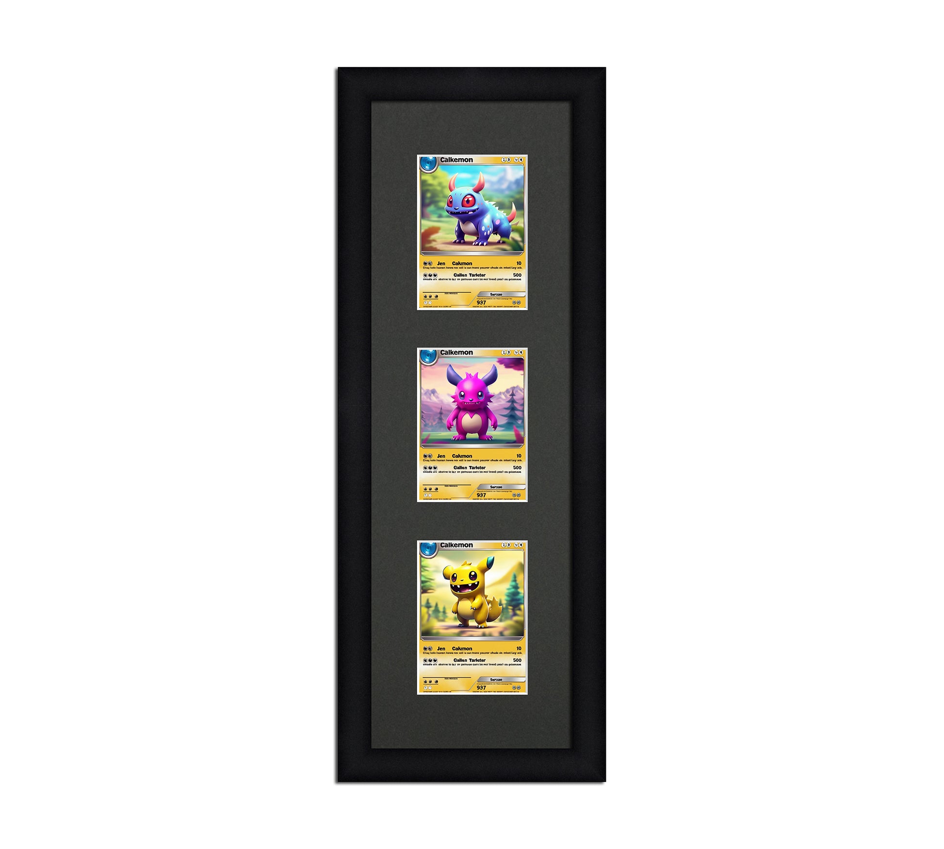 pokemon card picture frame Pokemon, MTG, & TCG Card Display Frame – 3 Slots
