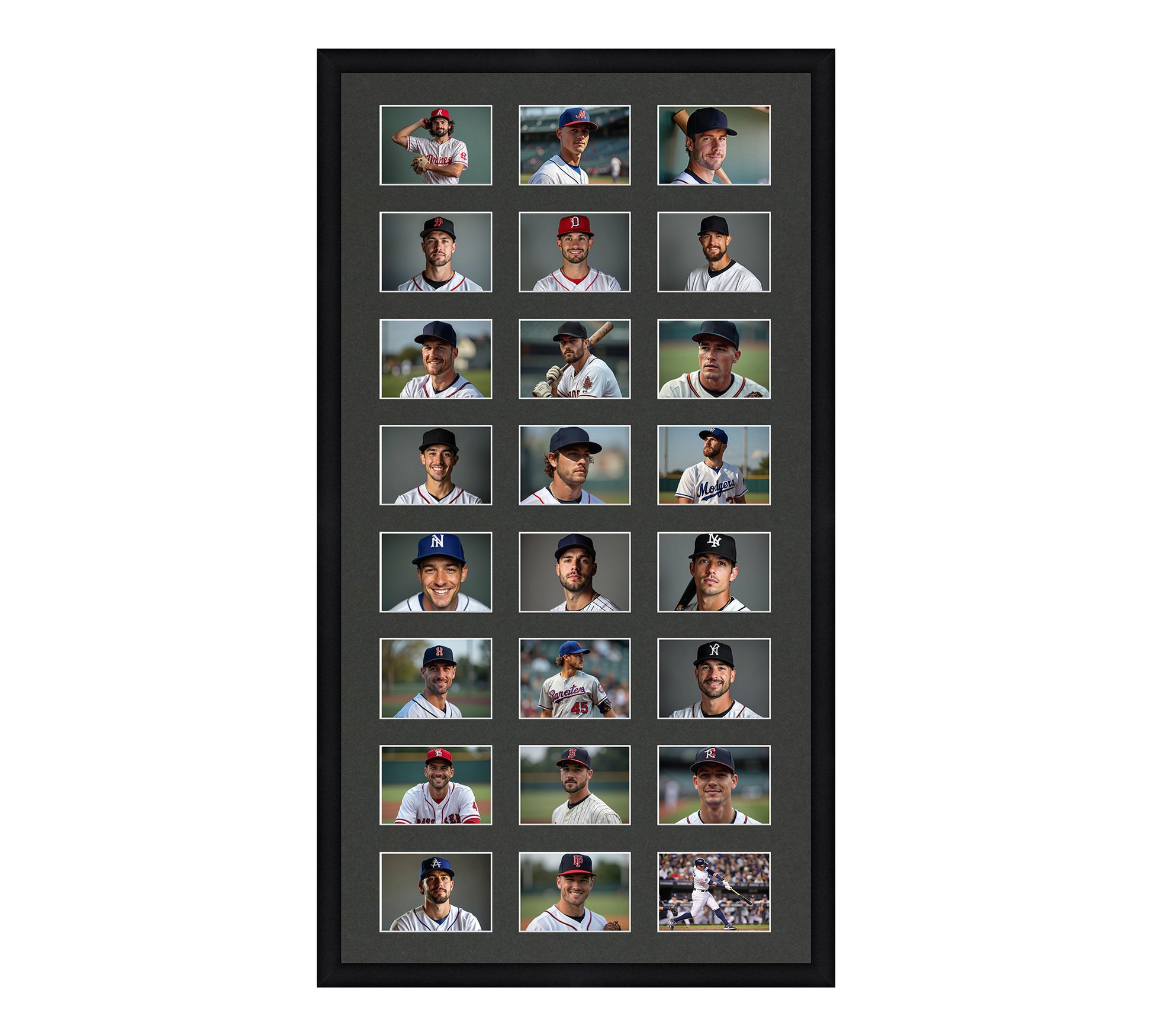 Card Frame Display - 24 Openings for Pokemon, Magic The Gathering, or other Sleeved or Toploader cards – Sleeve (2.5"x3.5")