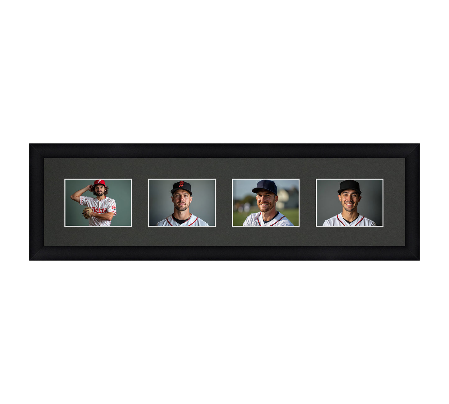 Card Frame Display - 4 Openings for Pokemon, Magic The Gathering, or other Sleeved or Toploader cards – Sleeve (2.5"x3.5")
