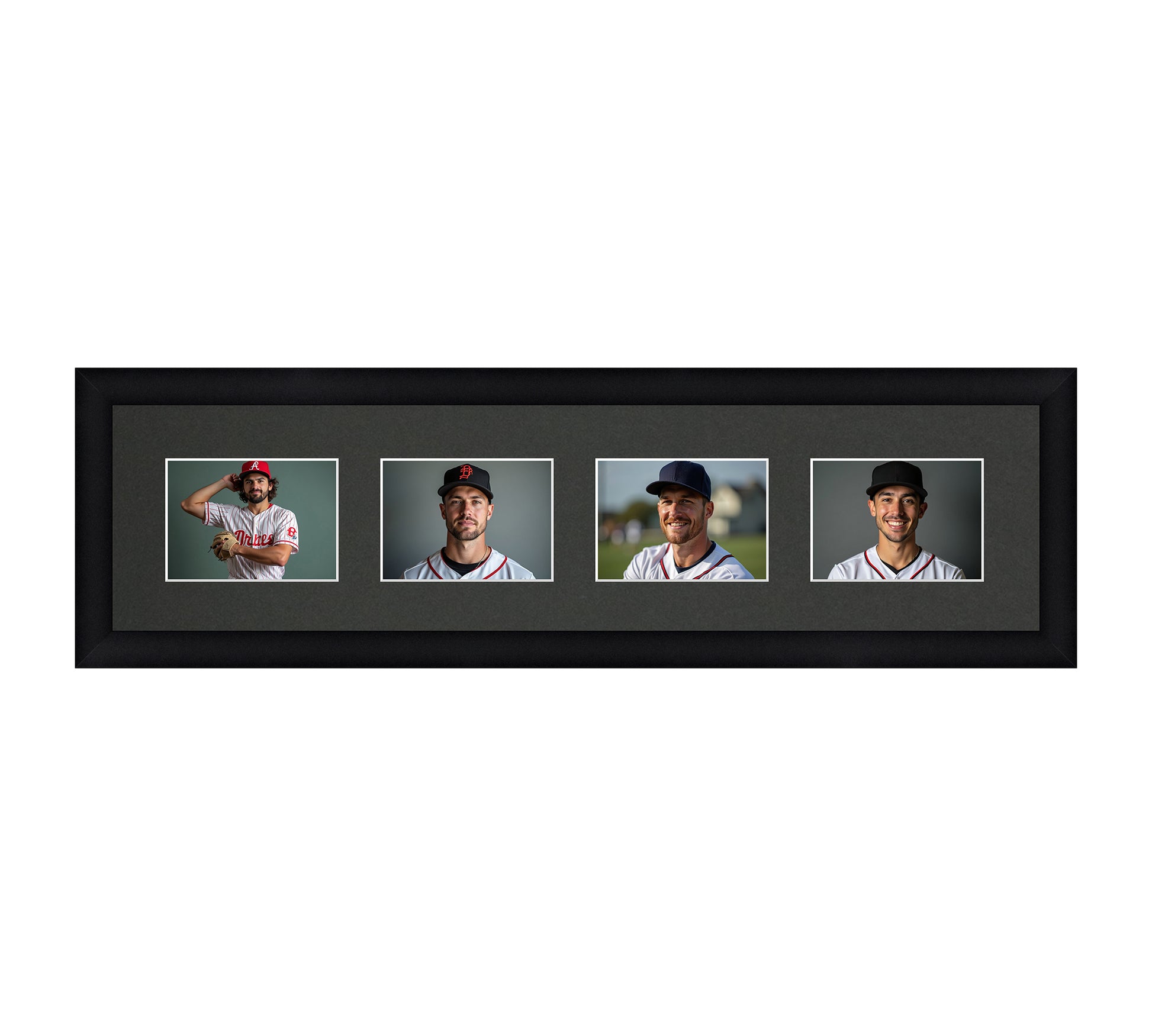 Card Frame Display - 4 Openings for Pokemon, Magic The Gathering, or other Sleeved or Toploader cards – Sleeve (2.5"x3.5")