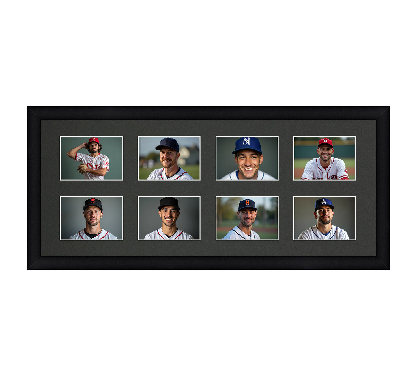Card Frame Display - 8 Openings for Pokemon, Magic The Gathering, or other Sleeved or Toploader cards – Sleeve (2.5"x3.5")