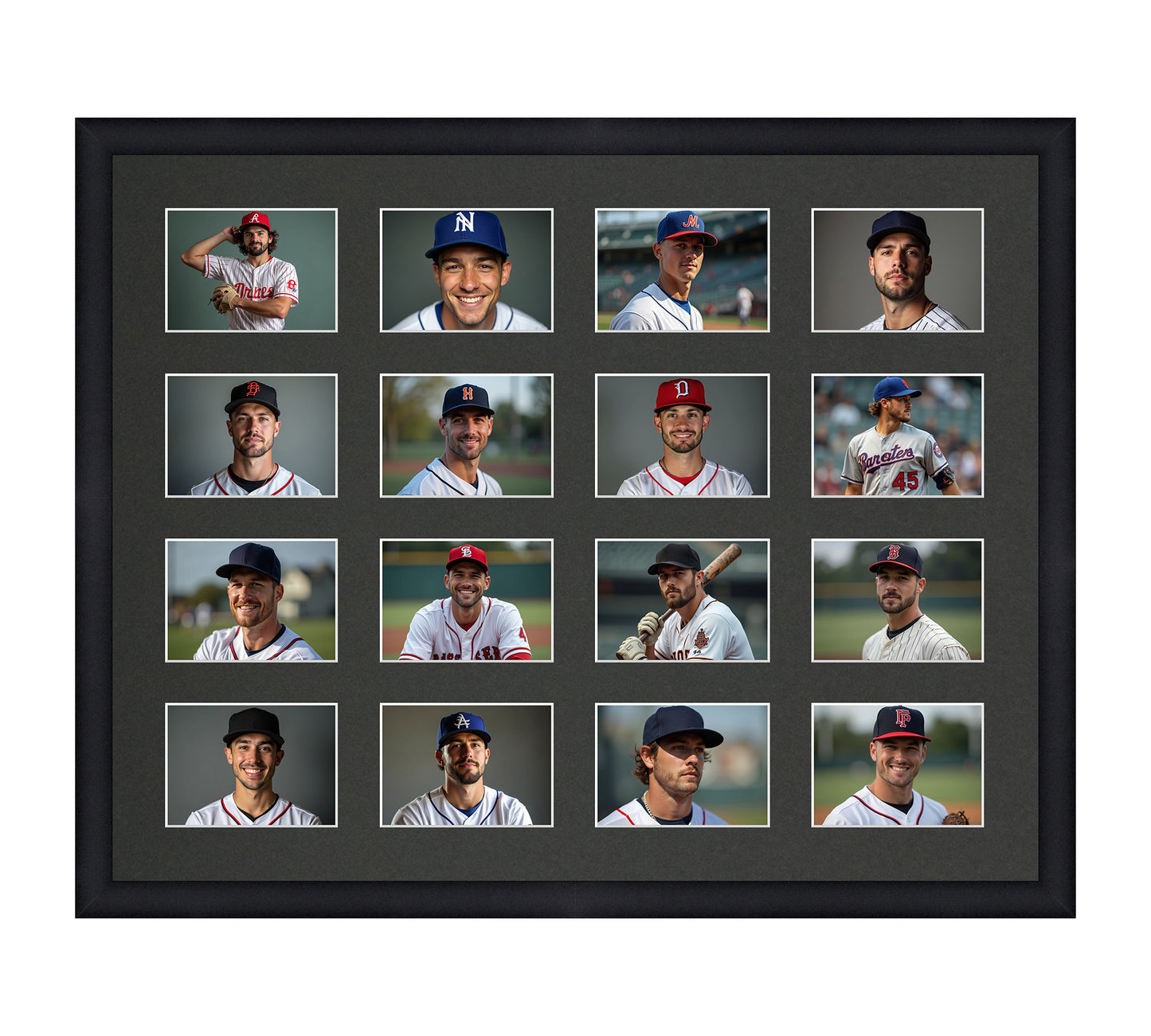 Card Frame Display - 16 Openings for Pokemon, Magic The Gathering, or other Sleeved or Toploader cards – Sleeve (2.5"x3.5")