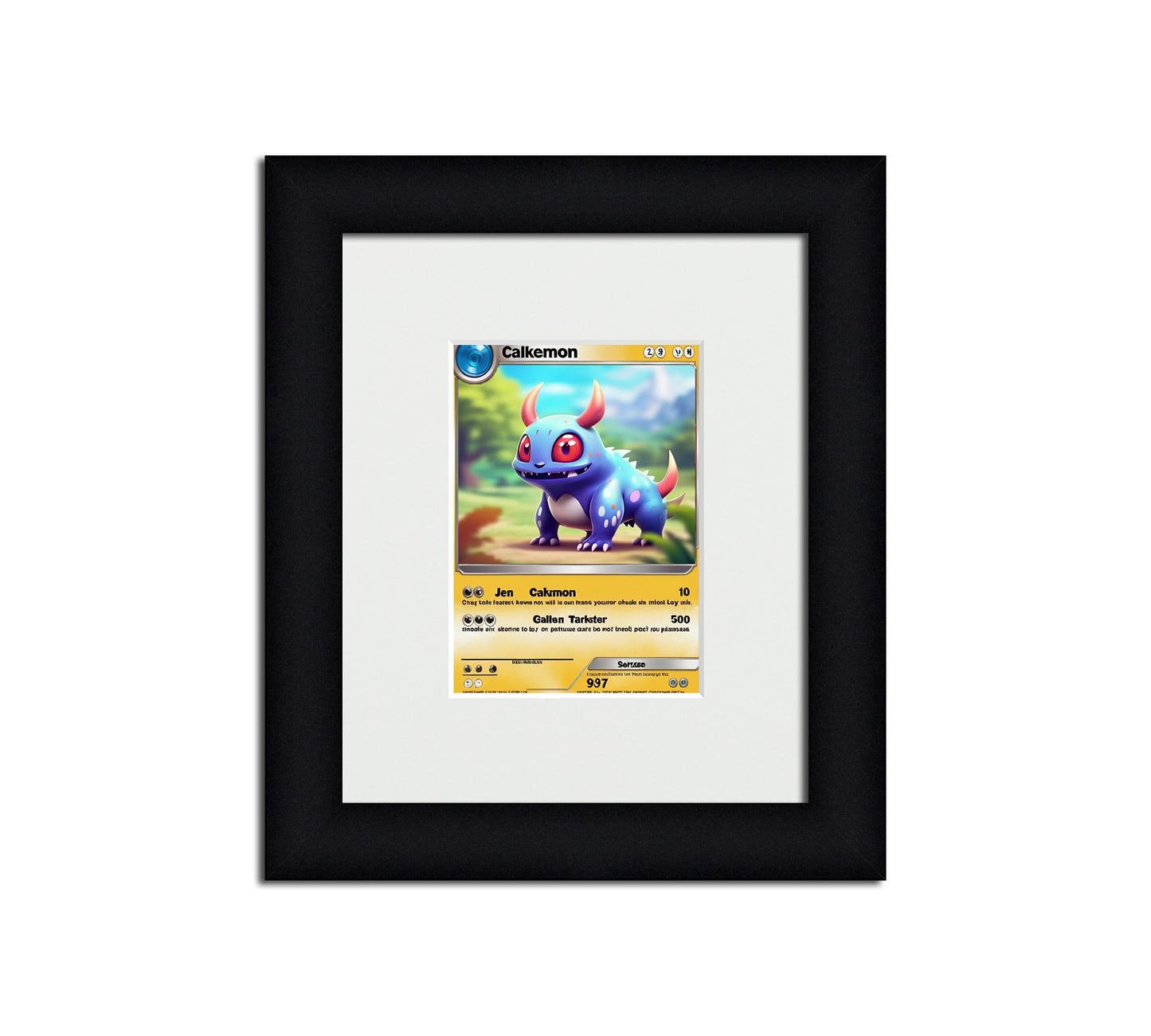 Card Frame Display - 1 Opening for Pokemon, Magic The Gathering, or other Sleeved or Toploader cards