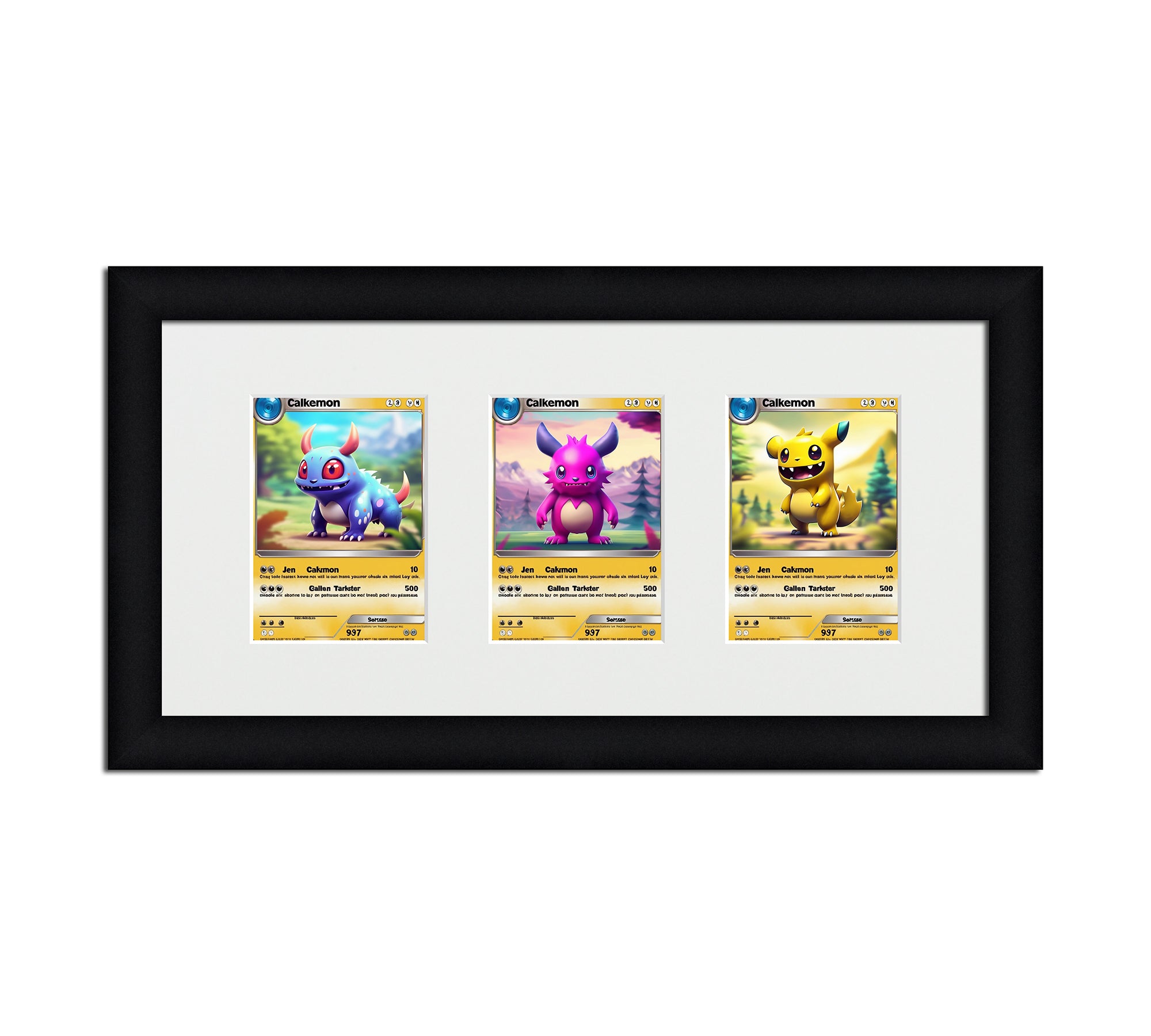 pokemon 3 card display Pokemon, MTG, & TCG Card Display Frame – 3 Slots