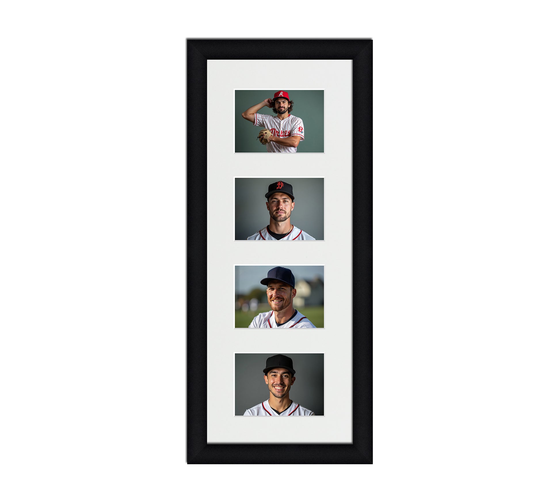 Card Frame Display - 4 Openings for Pokemon, Magic The Gathering, or other Sleeved or Toploader cards – Sleeve (2.5"x3.5")