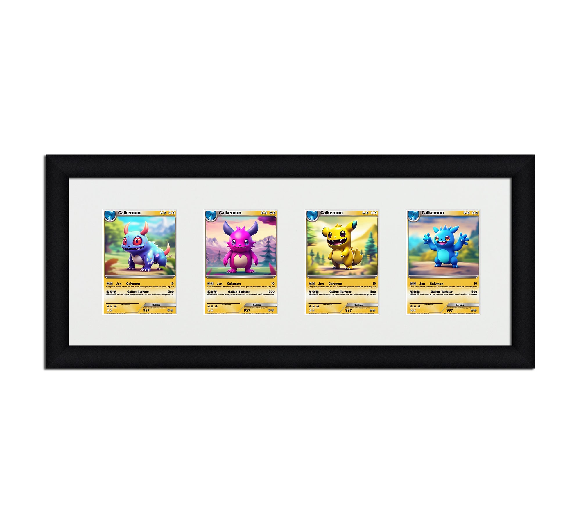 Card Frame Display - 4 Openings for Pokemon, Magic The Gathering, or o   Card Frame Shop