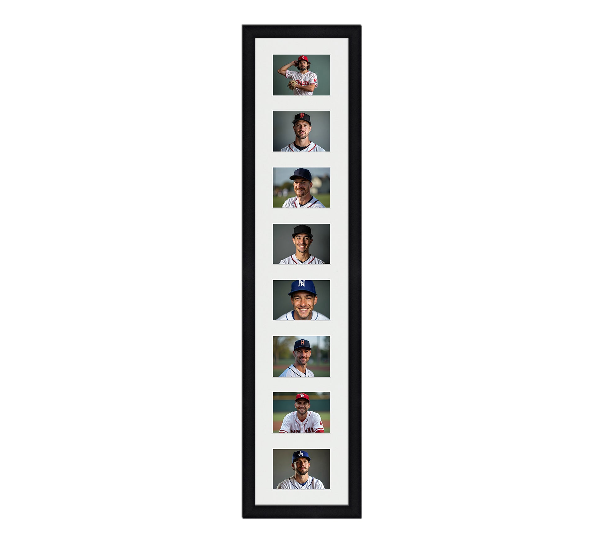 Card Frame Display - 8 Openings for Pokemon, Magic The Gathering, or other Sleeved or Toploader cards – Sleeve (2.5"x3.5")