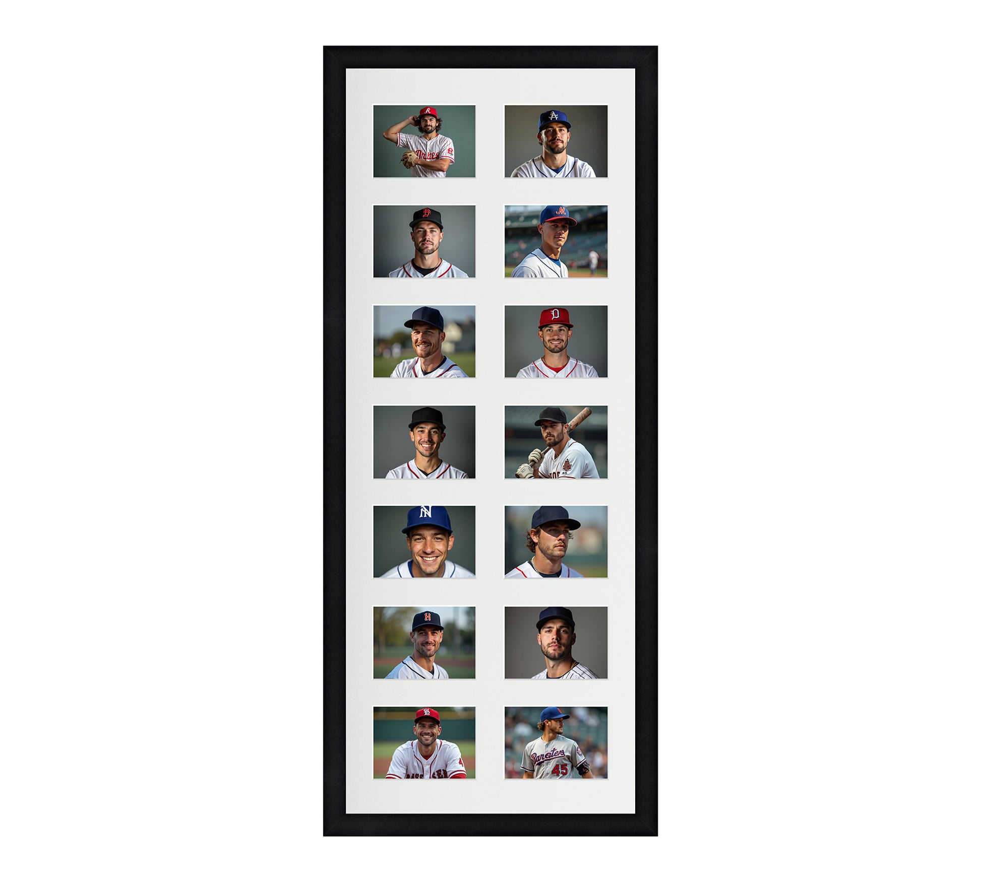 Card Frame Display - 14 Openings for Pokemon, Magic The Gathering, or other Sleeved or Toploader cards – Sleeve (2.5"x3.5")