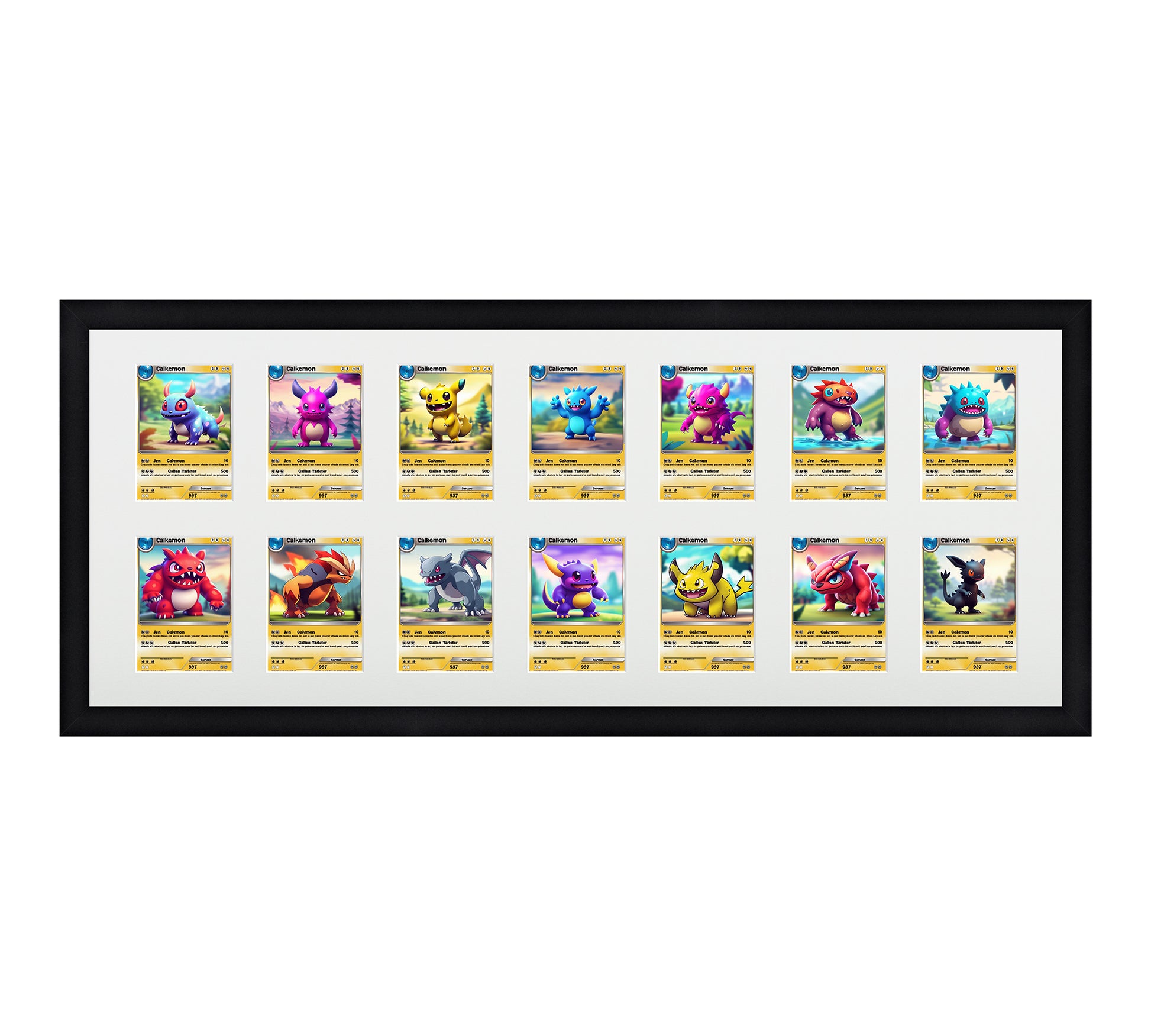 Card Frame Display - 14 Openings for Pokemon, Magic The Gathering, or Card Frame Shop Card Frame Display - 14 Openings for Pokemon, Magic The Gathering, or Card Frame Shop