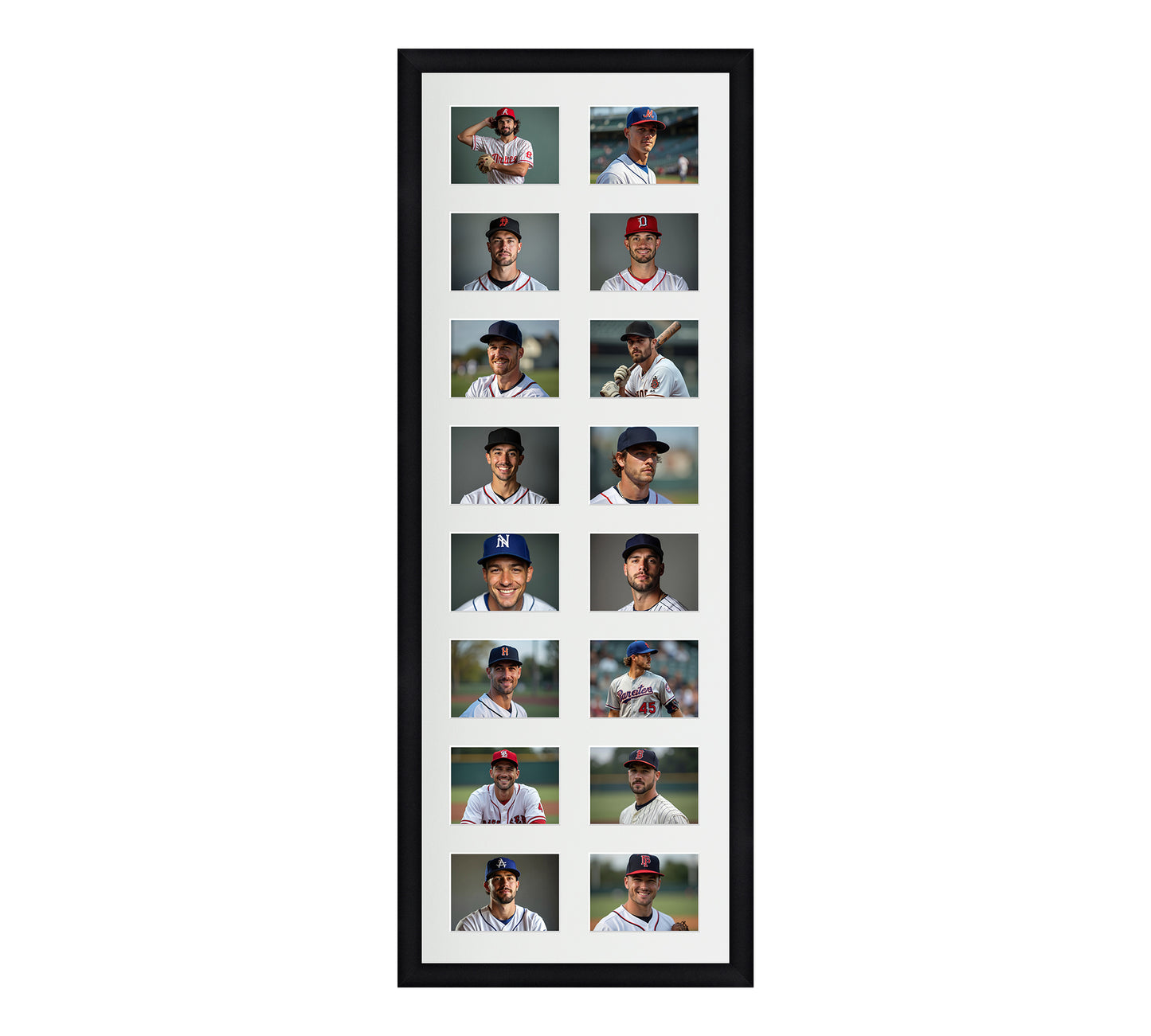 Card Frame Display - 16 Openings for Pokemon, Magic The Gathering, or other Sleeved or Toploader cards – Sleeve (2.5"x3.5")