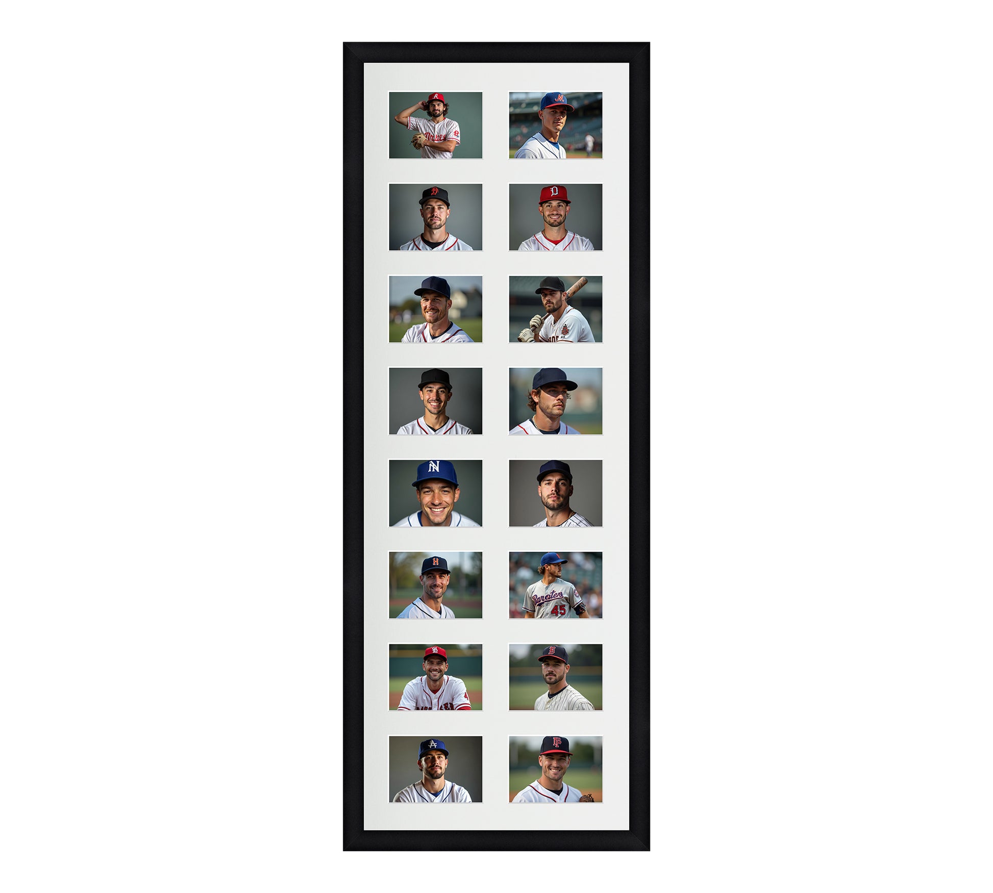 Card Frame Display - 16 Openings for Pokemon, Magic The Gathering, or other Sleeved or Toploader cards – Sleeve (2.5"x3.5")
