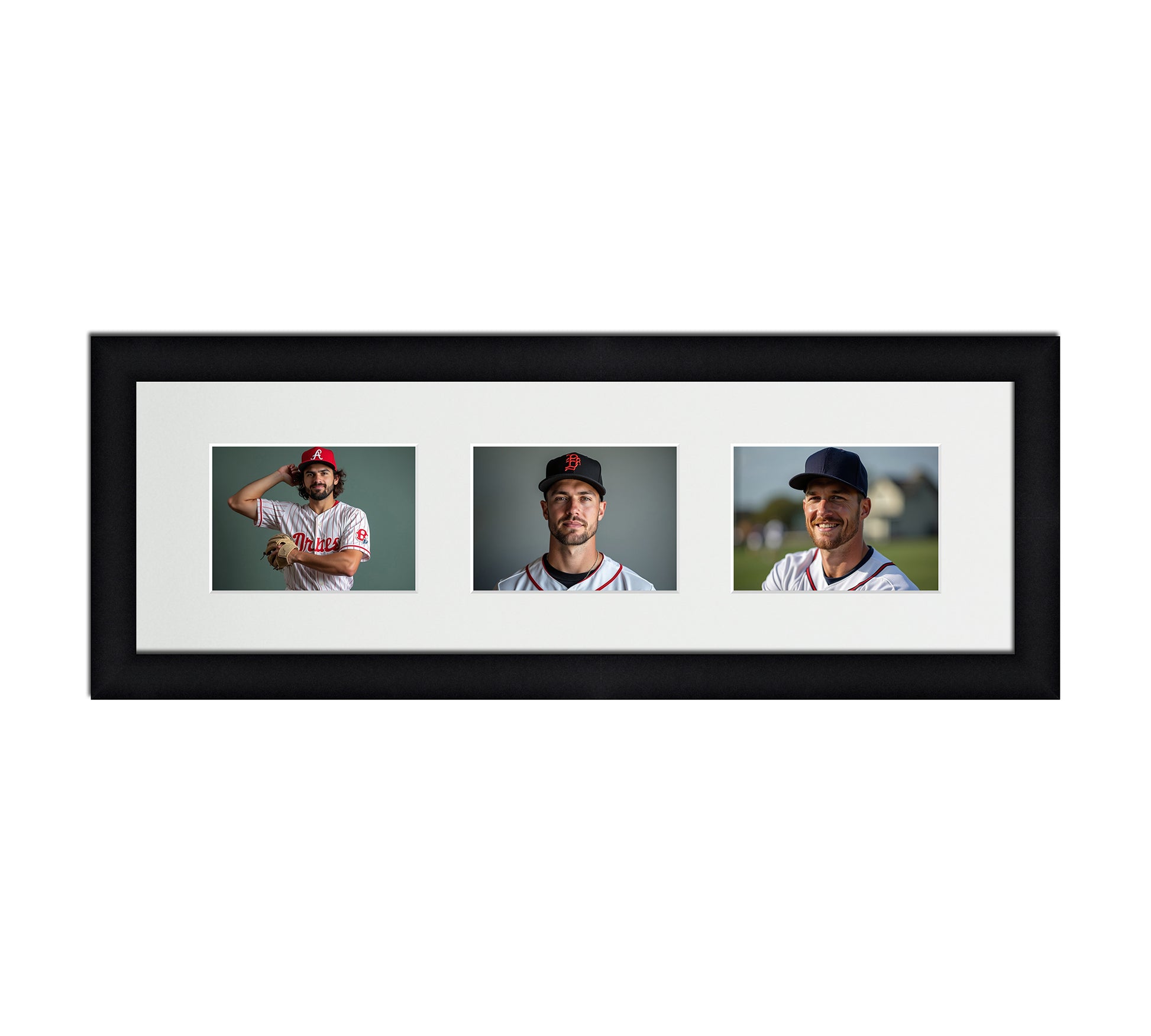 Card Frame Display - 3 Openings for Pokemon, Magic The Gathering, or other Sleeved or Toploader cards – Sleeve (2.5"x3.5")
