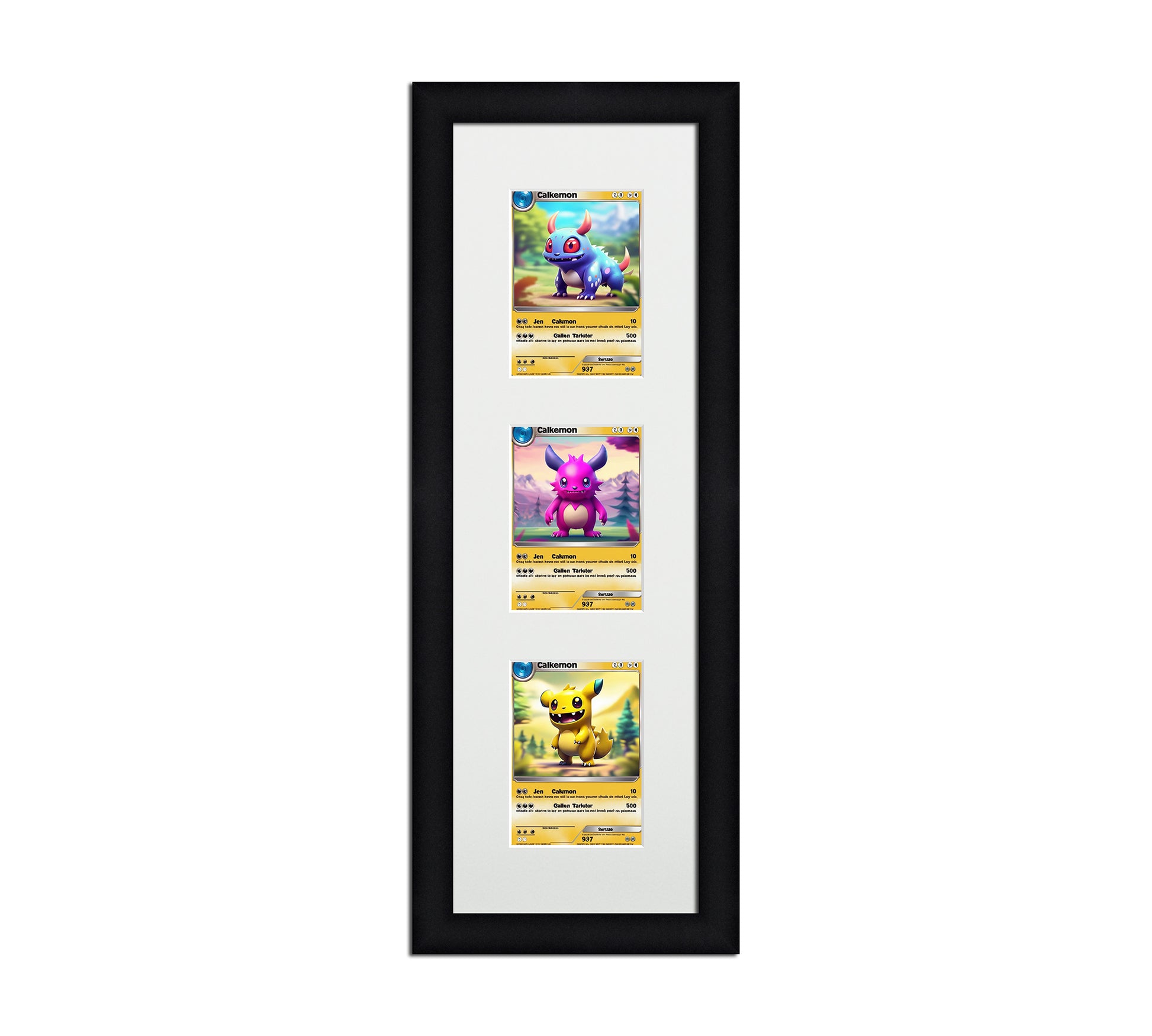 Card Frame Display - 3 Openings for Pokemon, Magic The Gathering, or o  Card  Frame Shop