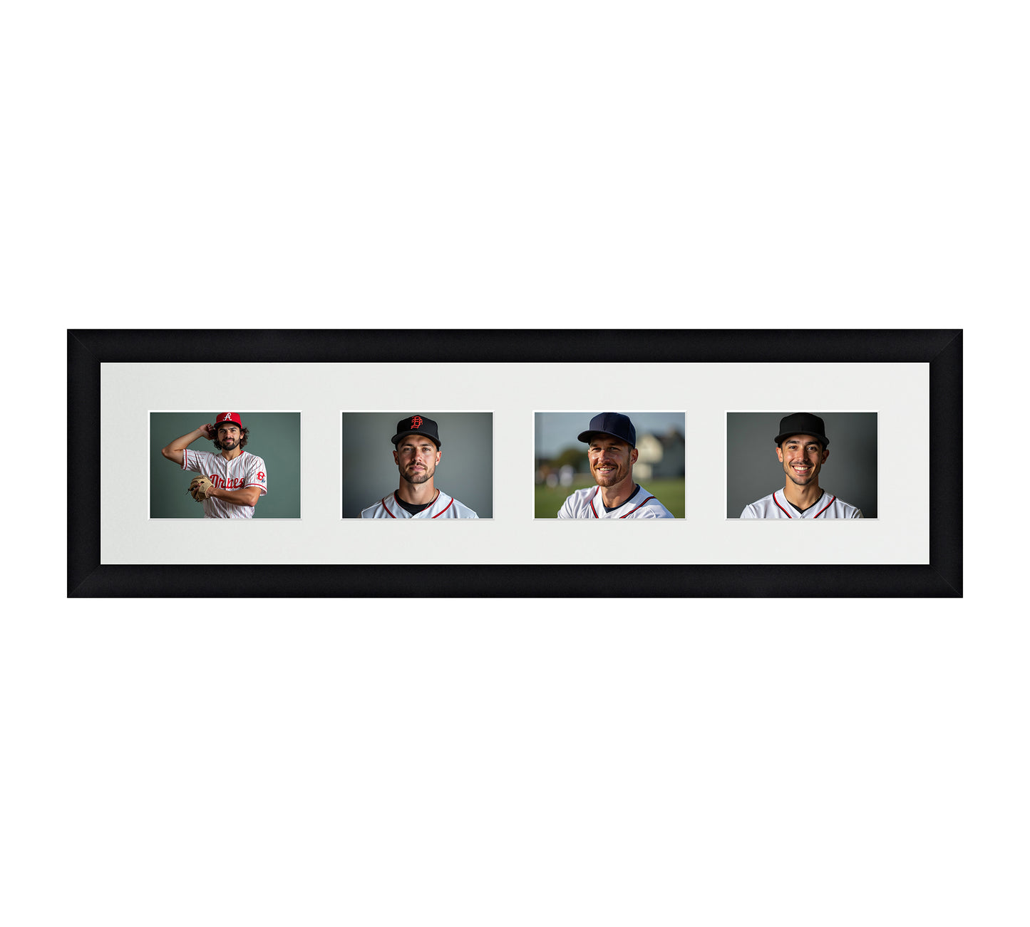 Card Frame Display - 4 Openings for Pokemon, Magic The Gathering, or other Sleeved or Toploader cards – Sleeve (2.5"x3.5")