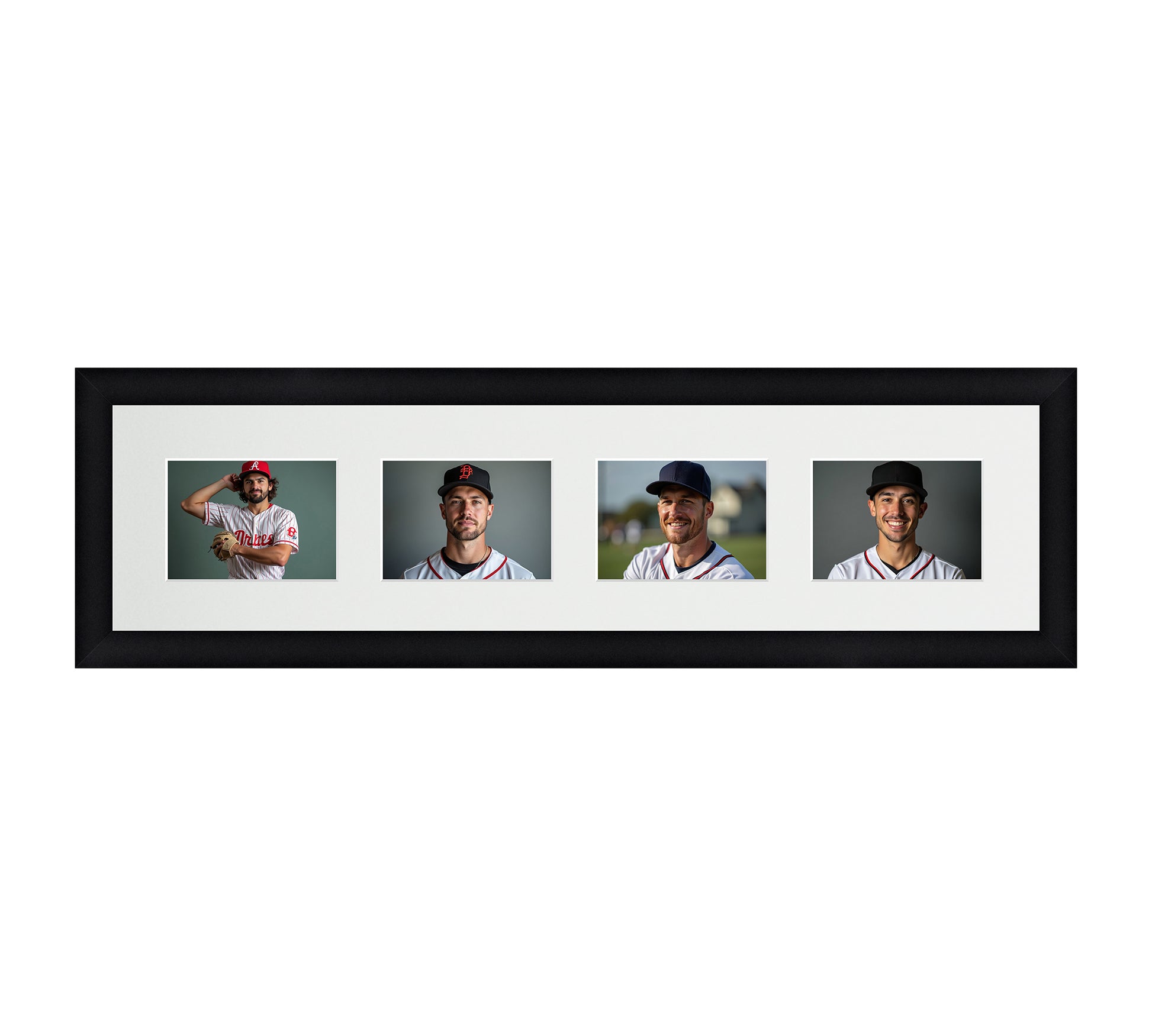 Card Frame Display - 4 Openings for Pokemon, Magic The Gathering, or other Sleeved or Toploader cards – Sleeve (2.5"x3.5")