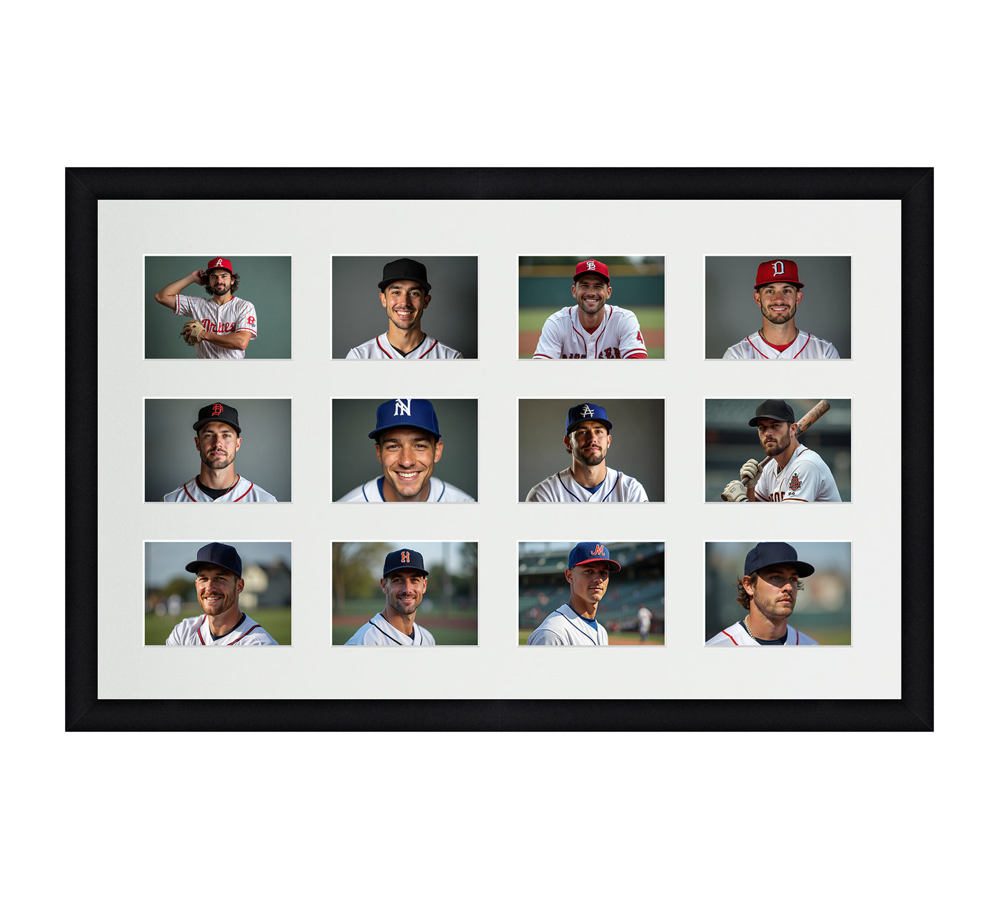 Card Frame Display - 12 Openings for Pokemon, Magic The Gathering, or other Sleeved or Toploader cards