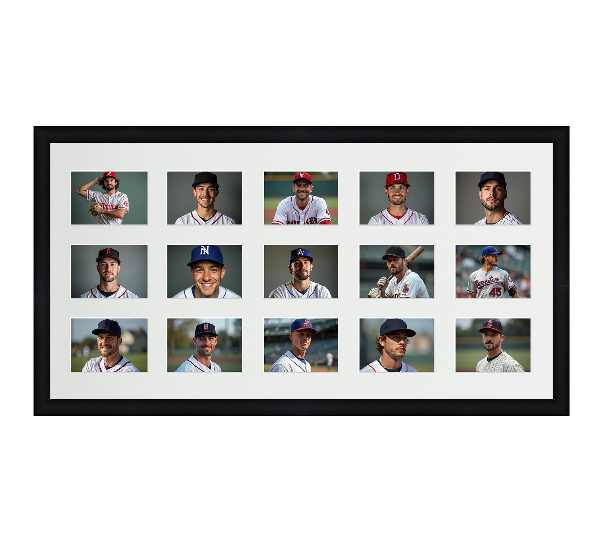 Card Frame Display - 15 Openings for Pokemon, Magic The Gathering, or other Sleeved or Toploader cards – Sleeve (2.5"x3.5")